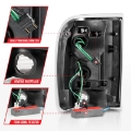 Picture of ANZO 1993-1997 Ford  Ranger LED Tail Lights w- Light Bar Black Housing Smoked Lens