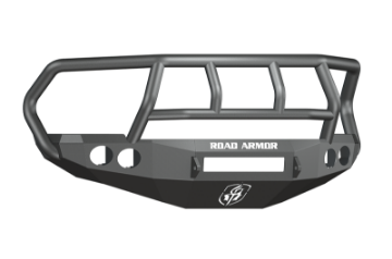 Picture of Road Armor 10-18 Ram 2500 Stealth Front Bumper w-Titan II Guard - Tex Blk