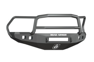 Picture of Road Armor 10-18 Ram 2500 Stealth Front Bumper w-Lonestar Guard - Tex Blk