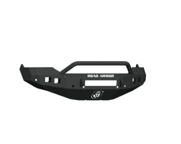 Picture of Road Armor 13-18 Ram 1500 Stealth Front Bumper w-Pre-Runner Guard - Tex Blk
