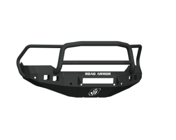Picture of Road Armor 13-18 Ram 1500 Stealth Front Bumper w-Lonestar Guard - Tex Blk