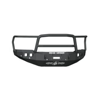Picture of Road Armor 19-20 Ram 2500 Stealth Front Winch Bumper w-Lonestar Guard-6 Sensor Holes - Tex Blk