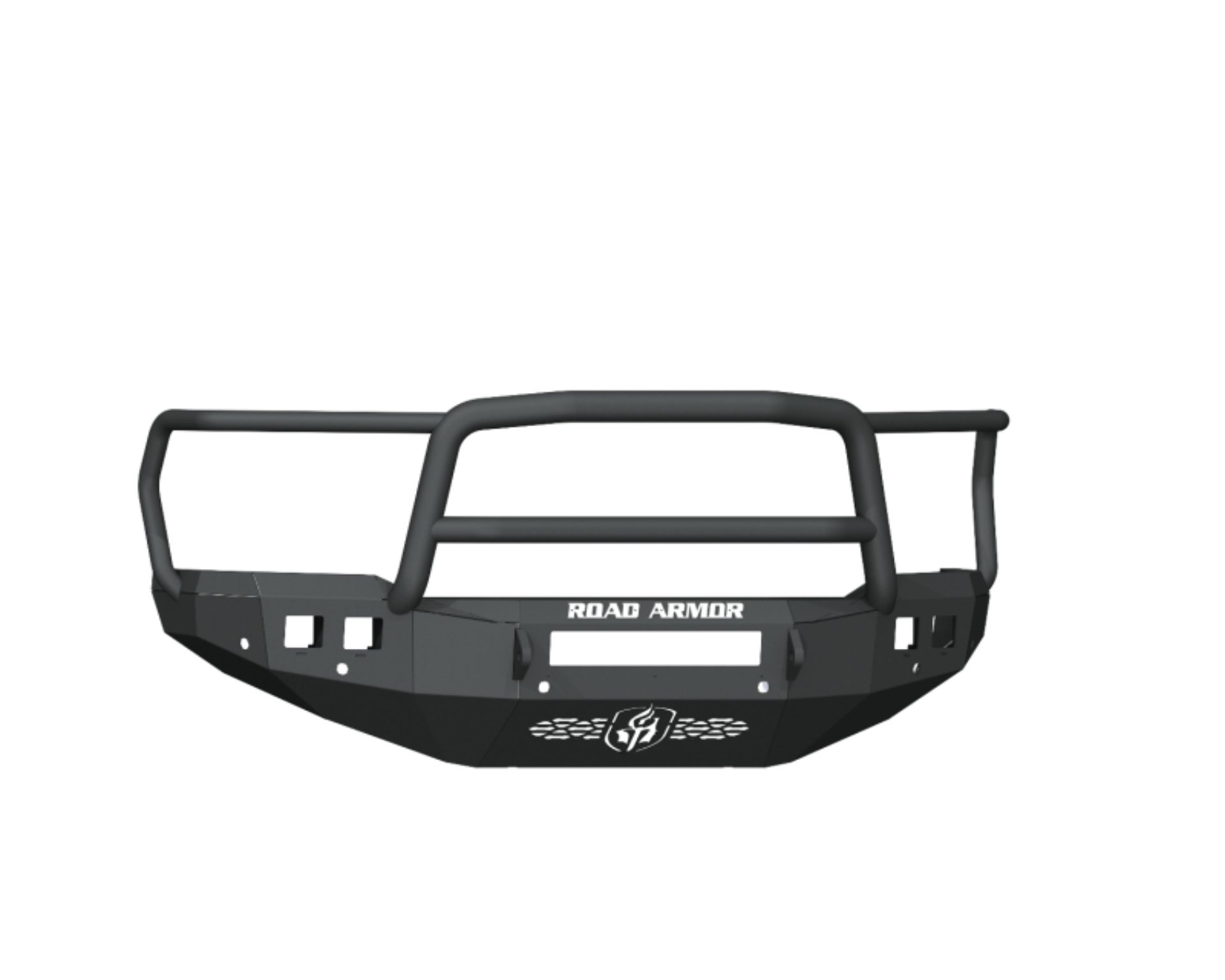 Picture of Road Armor 19-20 Ram 2500 Stealth Front Bumper w-Lonestar Guard-6 Sensor Holes - Tex Blk