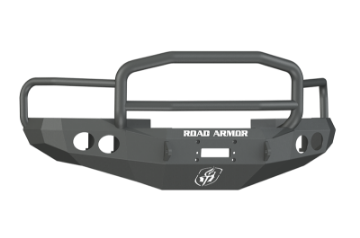 Picture of Road Armor 94-96 Dodge 1500-2500 Stealth Front Winch Bumper w-Lonestar Guard - Tex Blk