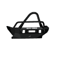 Picture of Road Armor 07-18 Jeep Wrangler JK Stealth Front Winch Bumper w-Stinger Guard Mid Width - Tex Blk