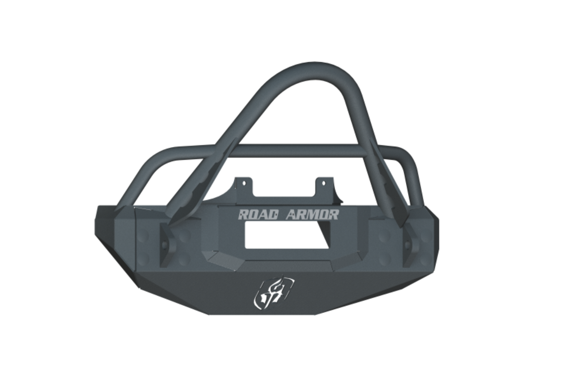 Picture of Road Armor 07-18 Jeep Wrangler JK Stealth Stubby Front Winch Bumper w-Stinger Guard - Tex Blk