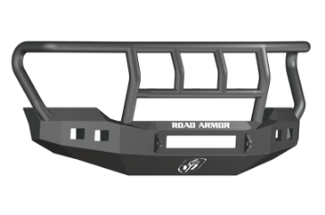 Picture of Road Armor 11-16 Ford F-250 Stealth Front Bumper w-Titan II Guard Standard Flare - Tex Blk