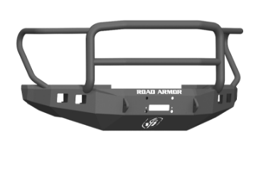 Picture of Road Armor 17-20 Ford F-250 Stealth Wide Fender Front Winch Bumper w-Lonestar Guard - Tex Blk