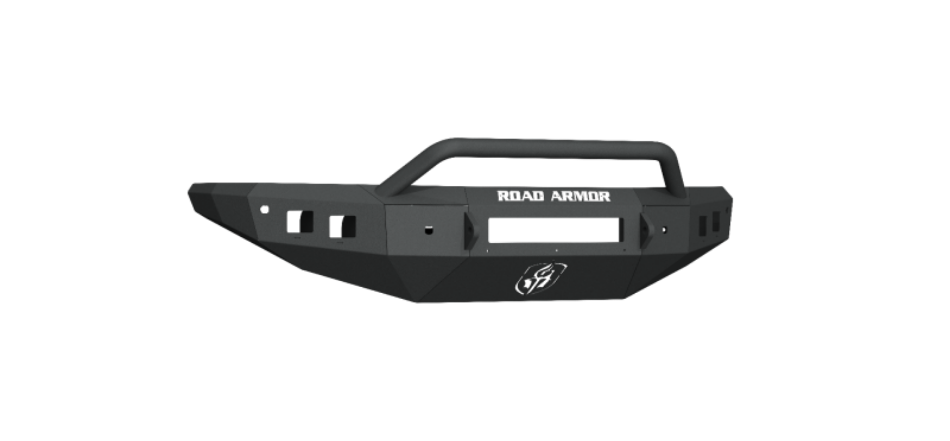 Picture of Road Armor 16-19 Nissan Titan Stealth Front Bumper w-Pre-Runner Guard - Tex Blk