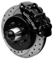 Picture of Wilwood Forged Narrow Superlite 6R Front Big Brake Kit 12-19in Drilled Rotors 88-98 C1500 - Black