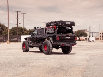 Picture of Road Armor 2020 Jeep Gladiator JT Stealth Rear Winch Bumper for 9500lb Remote Winch - Tex Blk
