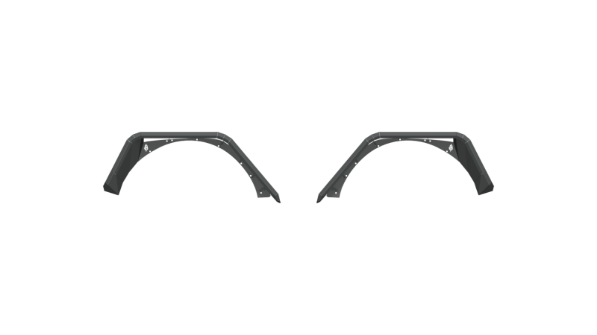 Picture of Road Armor 18-20 Jeep Wrangler JL Stealth Rear Fender Flare Body Armor - Tex Blk