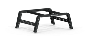 Picture of Road Armor Universal 5-1-2-6ft Bed TRECK Adj Bed Rack - Tex Blk w-o Brackets