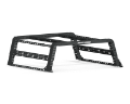 Picture of Road Armor Universal 5-1-2-6ft Beds TRECK Adj Bed Rack Strap-Rails - Tex Blk w-o Brackets