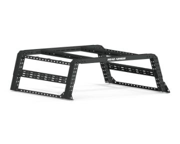 Picture of Road Armor Universal 5-1-2-6ft Beds TRECK Adj Bed Rack w-Strap-Up-Low Rails - Tex Blk w-o Brackets