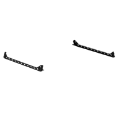 Picture of Road Armor TRECK Dual Lower 6-1-2ft Bed Accessory Rail Mounts - Tex Blk Pair