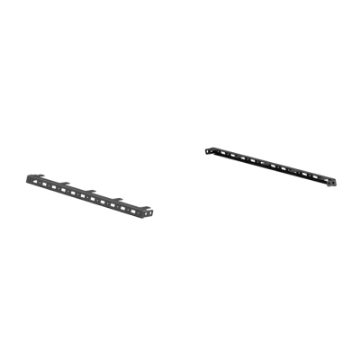Picture of Road Armor TRECK Dual Upper 6-1-2ft Bed Accessory Rail & 5-Light Mounts - Tex Blk Pair