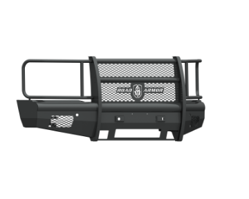 Picture of Road Armor 15-19 Chevy 2500 Vaquero Front Bumper Full Guard - Tex Blk