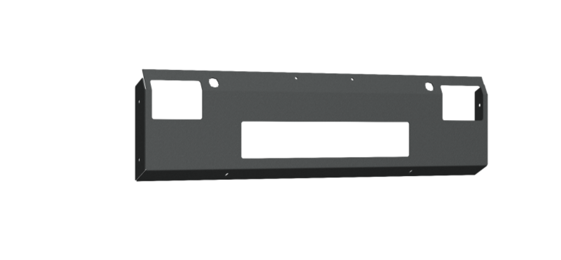 Picture of Road Armor 19-20 Ram 2500 Vaquero Front Non-Winch Plate - Tex Blk