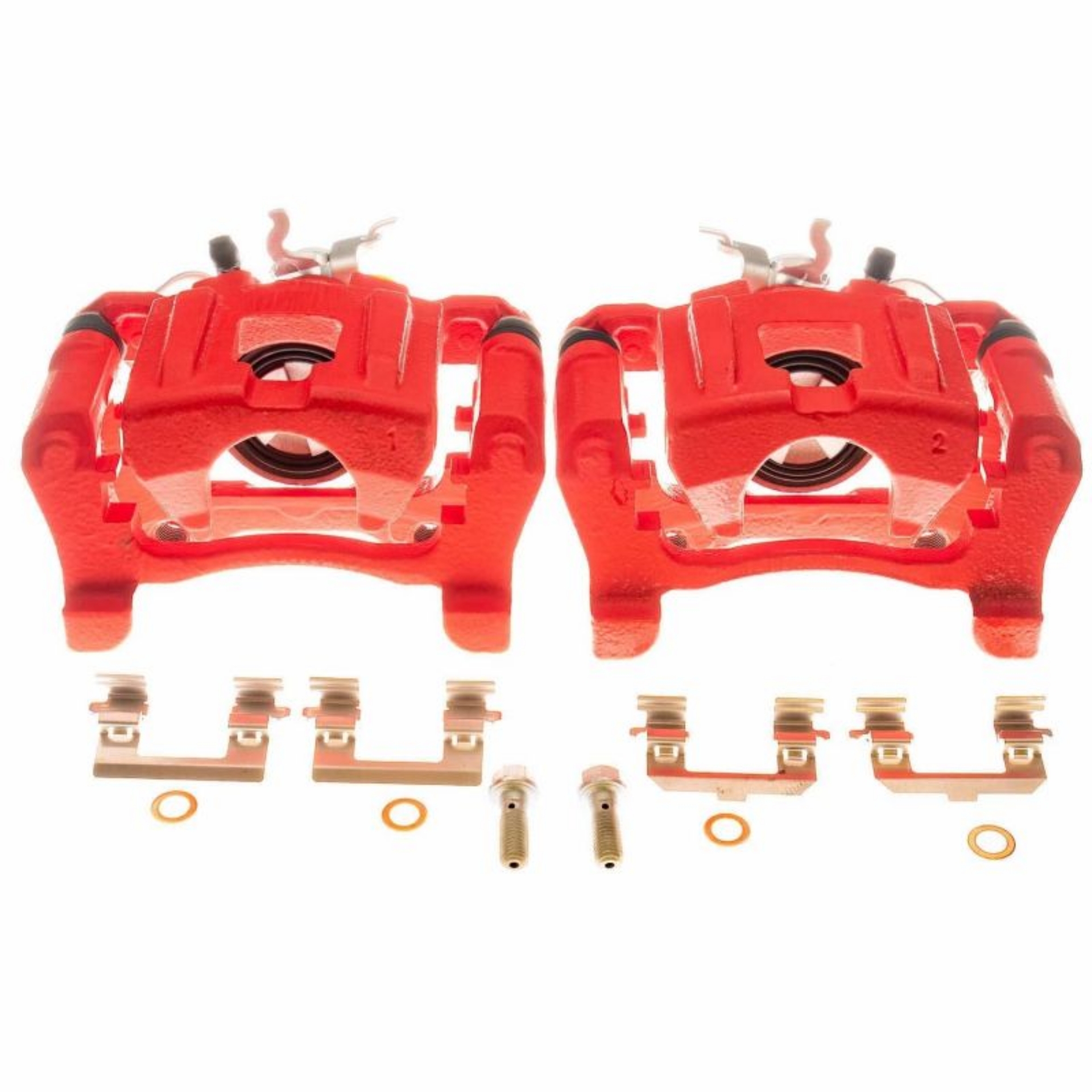 Picture of Power Stop 15-18 Ford Mustang Rear Red Calipers - Pair