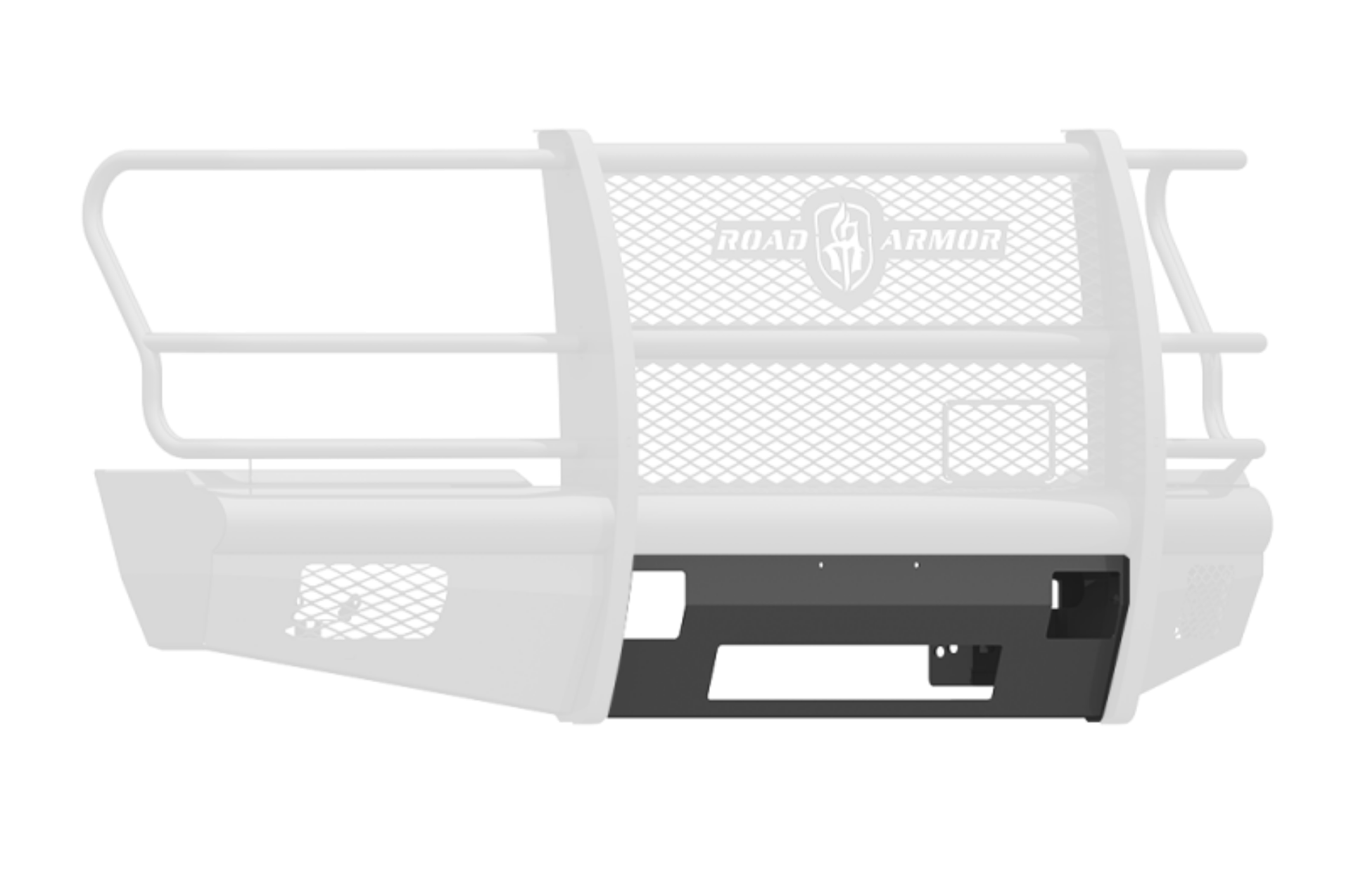 Picture of Road Armor 17-20 Ford F-250 Vaquero Front Non-Winch Plate Non-Winch Plate - Tex Blk