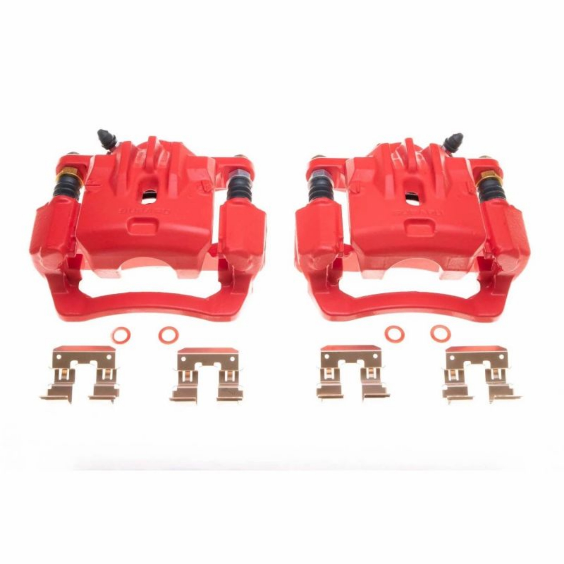 Picture of Power Stop 16-18 Subaru Crosstrek Rear Red Calipers - Pair