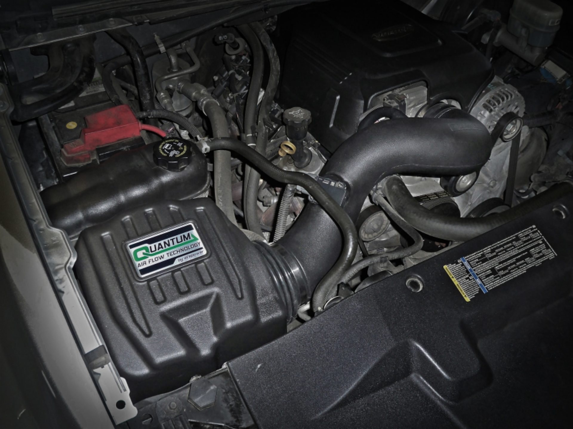 Picture of aFe Quantum Cold Air Intake System w- Pro Dry S Media 09-13 GM Silverado - Sierra V8-4-8-5-3-6-2L