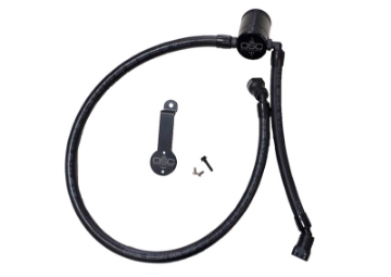 Picture of J&L 18-25 Jeep Wrangler JL 3-6L Driver Side Oil Separator 3-0 - Black Anodized