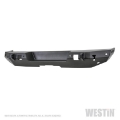 Picture of Westin 18-19 Jeep Wrangler JL WJ2 Rear Bumper w-  Sensors Excl- Wrangler JK - Textured Black