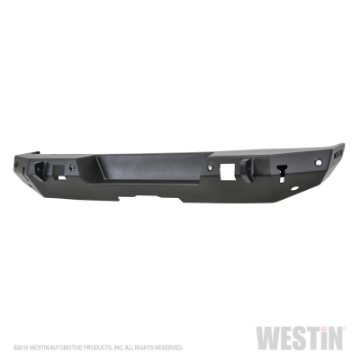 Picture of Westin 18-19 Jeep Wrangler JL WJ2 Rear Bumper w-  Sensors Excl- Wrangler JK - Textured Black