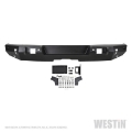 Picture of Westin 18-19 Jeep Wrangler JL WJ2 Rear Bumper w-  Sensors Excl- Wrangler JK - Textured Black