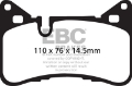 Picture of EBC 14 Mercedes-Benz C63 AMG W204 6-2 Bluestuff Rear Brake Pads