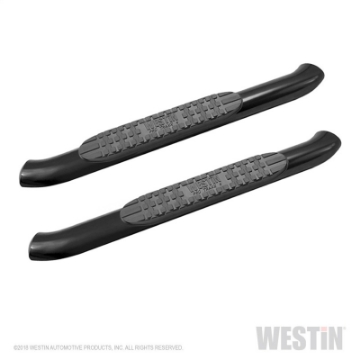 Picture of Westin 18-20 Jeep Wrangler JL 2DR PRO TRAXX 4 Oval Nerf Step Bars - Textured Black
