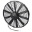 Picture of SPAL 1918 CFM 16in High Performance Fan - Pull-Straight VA18-AP70-LL-86A
