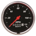 Picture of Autometer Designer Black 3-3-8in Electrical 120MPH Speedometer w- Wheel Odometer