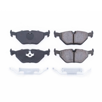 Picture of Power Stop 91-98 BMW 318i Rear Z17 Evolution Ceramic Brake Pads w-Hardware