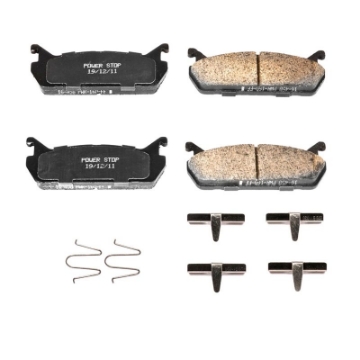 Picture of Power Stop 91-96 Ford Escort Rear Z17 Evolution Ceramic Brake Pads w-Hardware
