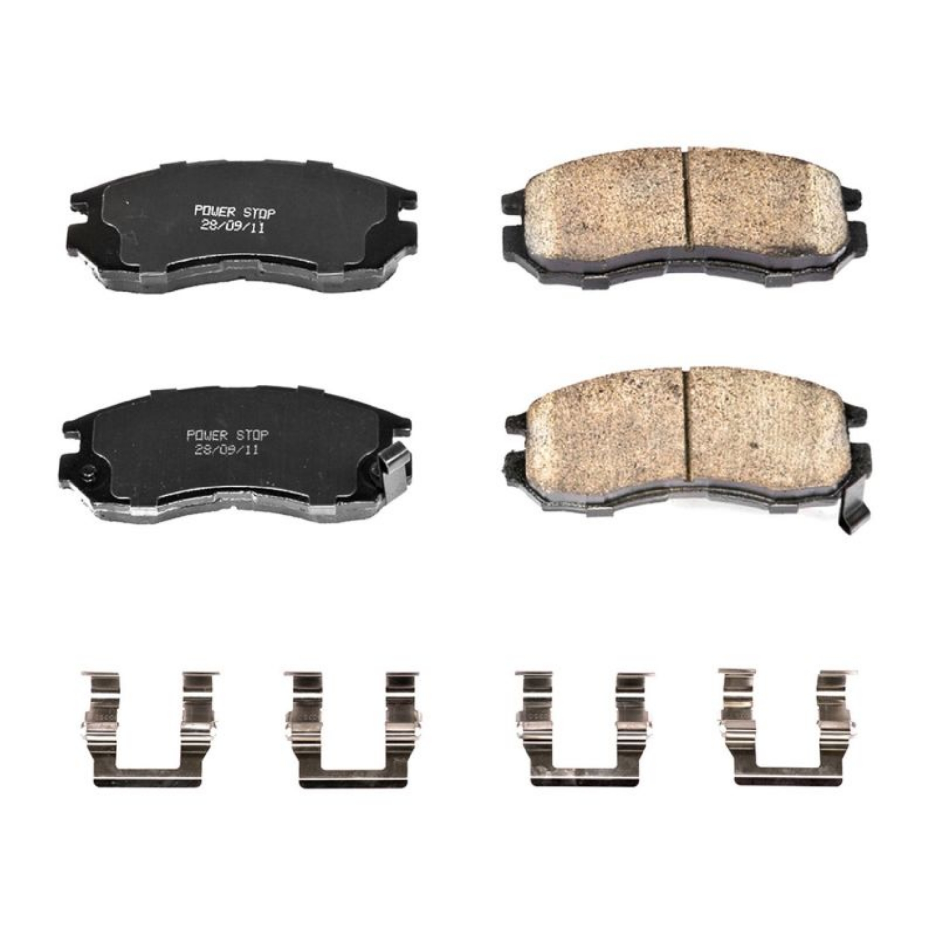 Picture of Power Stop 95-05 Chrysler Sebring Front Z17 Evolution Ceramic Brake Pads w-Hardware