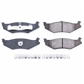 Picture of Power Stop 93-94 Chrysler Concorde Rear Z17 Evolution Ceramic Brake Pads w-Hardware