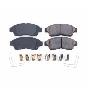 Picture of Power Stop 93-97 Geo Prizm Front Z17 Evolution Ceramic Brake Pads w-Hardware