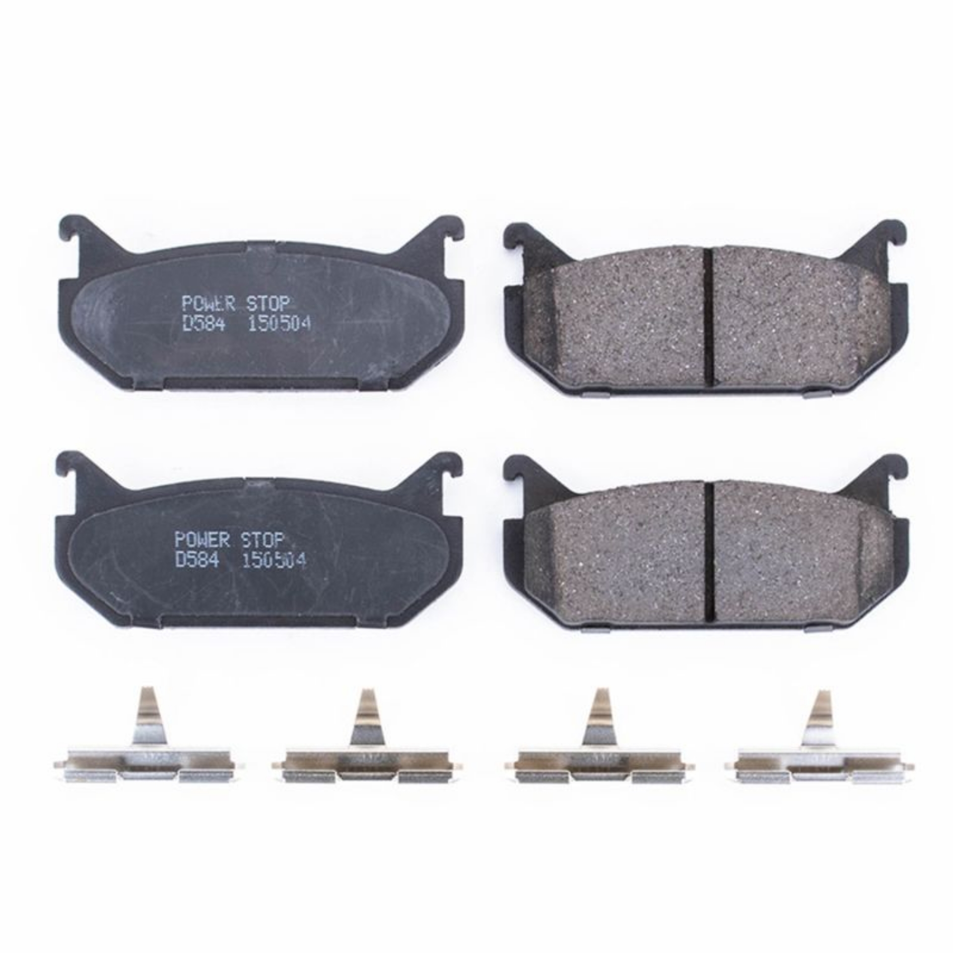 Picture of Power Stop 93-97 Ford Probe Rear Z17 Evolution Ceramic Brake Pads w-Hardware