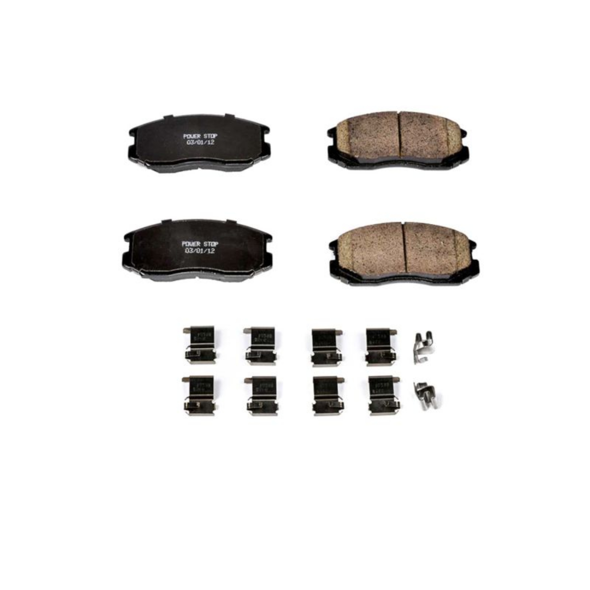 Picture of Power Stop 91-96 Eagle Summit Front Z17 Evolution Ceramic Brake Pads w-Hardware