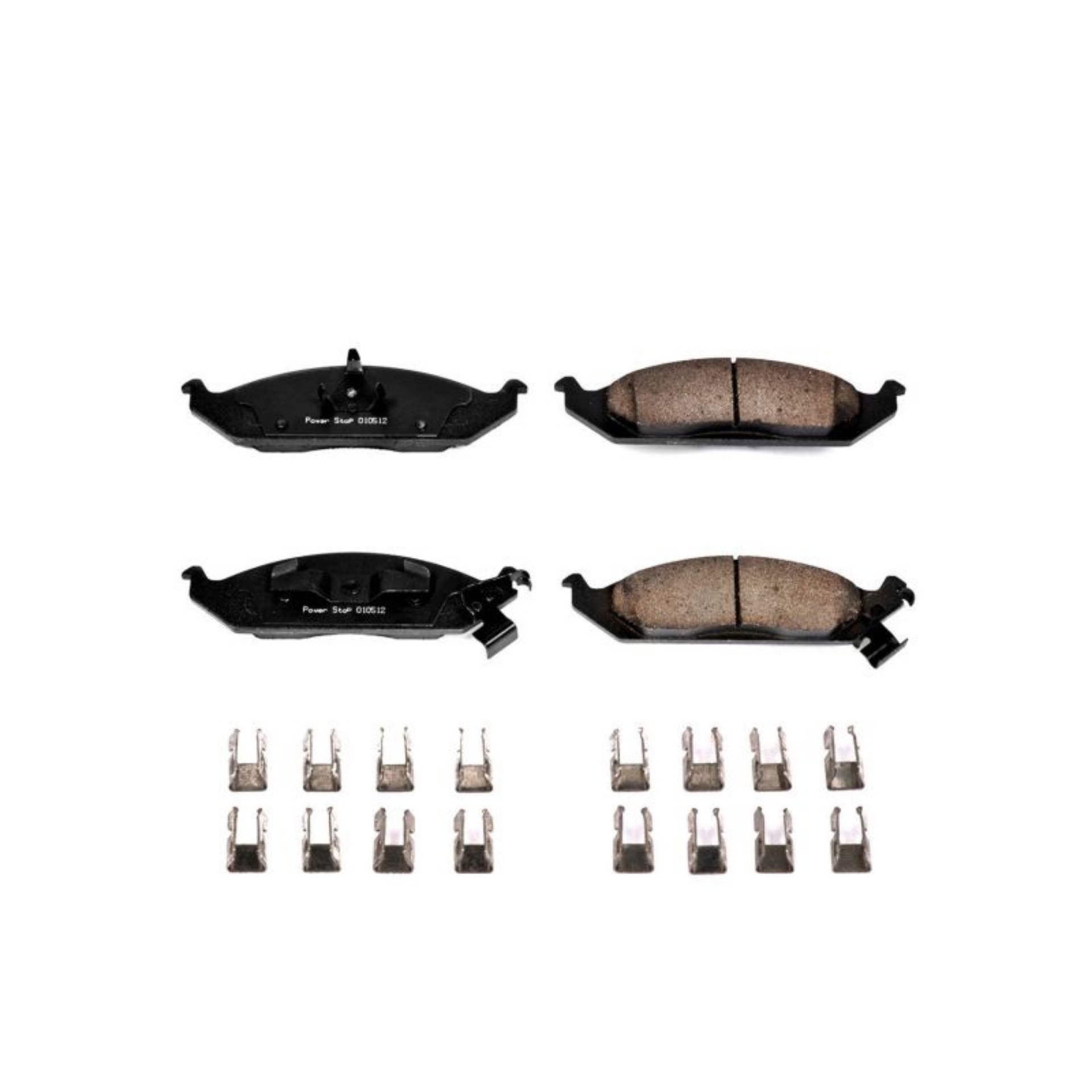 Picture of Power Stop 95-00 Chrysler Cirrus Front Z17 Evolution Ceramic Brake Pads w-Hardware