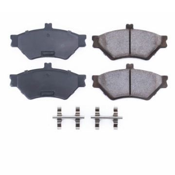 Picture of Power Stop 95-97 Ford Crown Victoria Front Z17 Evolution Ceramic Brake Pads w-Hardware