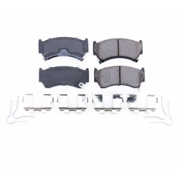 Picture of Power Stop 95-98 Nissan 200SX Front Z17 Evolution Ceramic Brake Pads w-Hardware