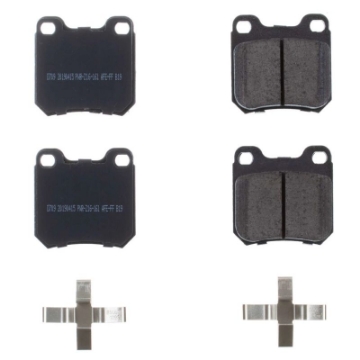 Picture of Power Stop 97-01 Cadillac Catera Rear Z17 Evolution Ceramic Brake Pads w-Hardware