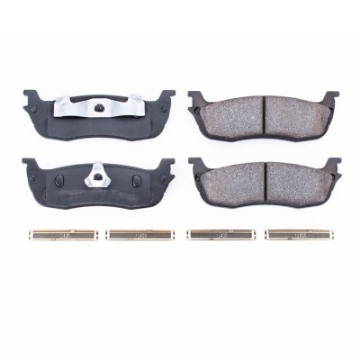 Picture of Power Stop 97-02 Ford Expedition Rear Z17 Evolution Ceramic Brake Pads w-Hardware