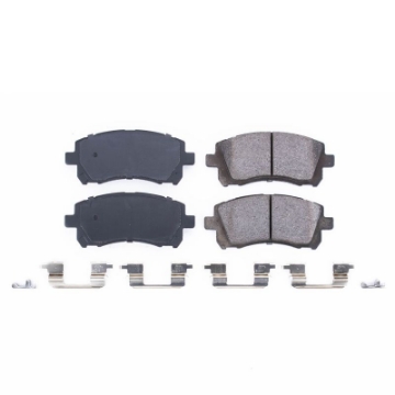 Picture of Power Stop 98-02 Subaru Forester Front Z17 Evolution Ceramic Brake Pads w-Hardware