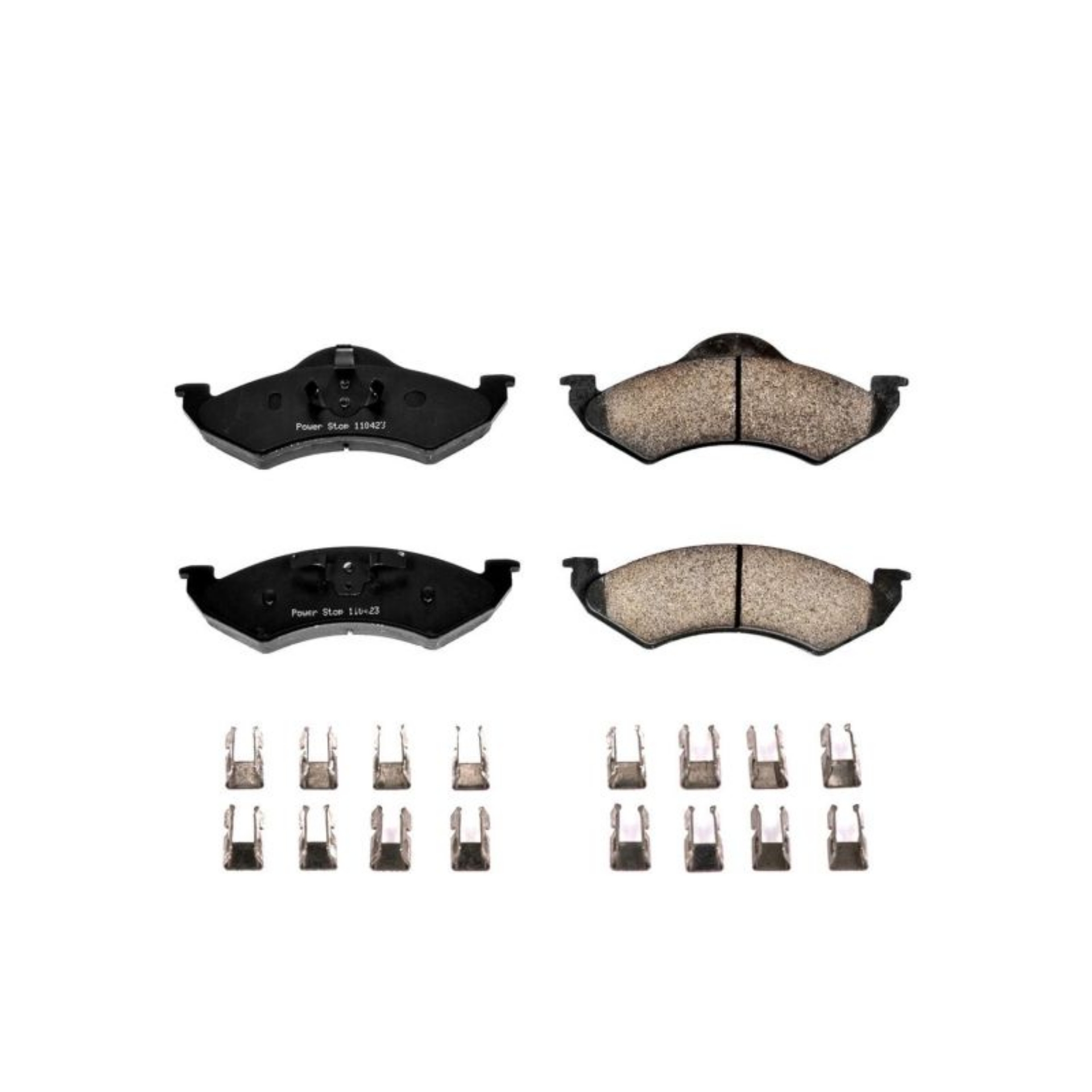 Picture of Power Stop 00-02 Dodge Dakota Front Z17 Evolution Ceramic Brake Pads w-Hardware