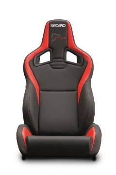 Picture of Recaro Sportster CS Nurburgring Edition Passenger Seat - Black-Red Leather-Black Leather